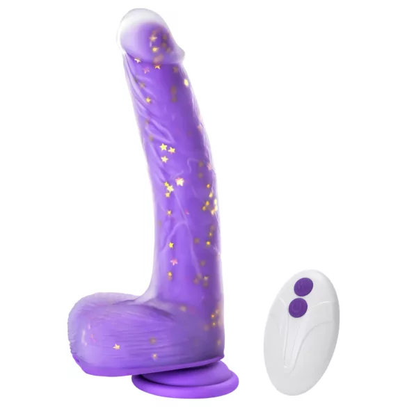 Tracy's Dog Jelivoy - realistični vibrator - 22 cm - vijoličen
