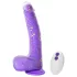 Tracy's Dog Jelivoy - realistični vibrator - 22 cm - vijoličen