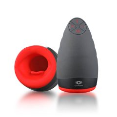   OTOUCH Chiven 2 - vodoodporen vibracijski masturbator za usta, ki se napaja z baterijo (črn)