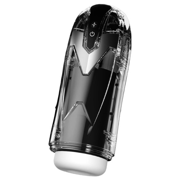 Leopard - potisni masturbator - črna