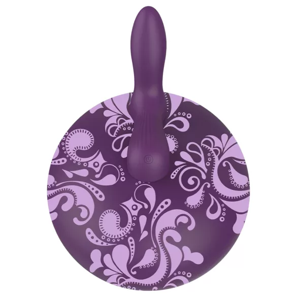 Bouncy Bliss Classic - napihljiva blazina z vibratorjem - vijolična