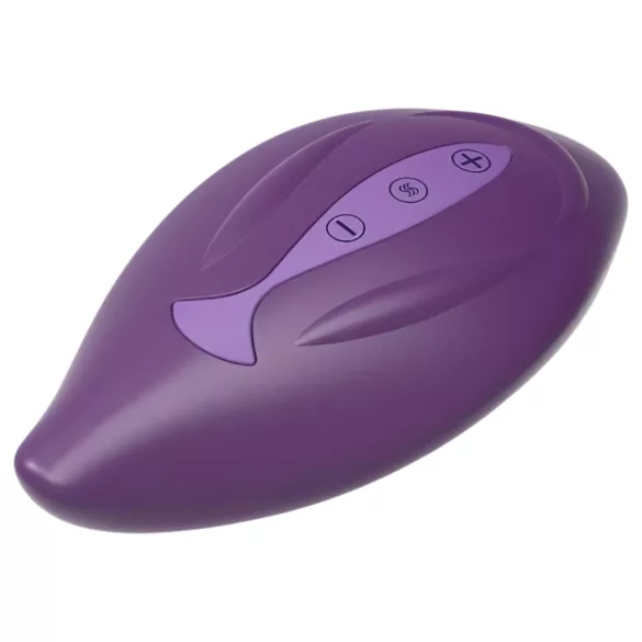 Bouncy Bliss Classic - napihljiva blazina z vibratorjem - vijolična