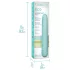 Gaia Eco L - vibrator paličaste oblike - okolju prijazen - moder - velik