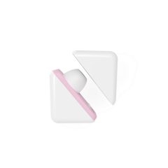   / Vibeconnect - stimulator klitorisa z zračnim valovanjem za polnjenje (belo-breskva)