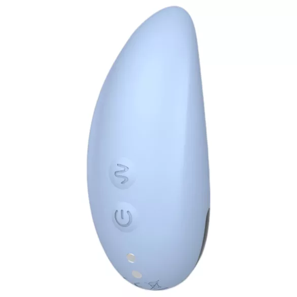 Vibeconnect - baterijski, vodoodporni vibrator za klitoris (moder)
