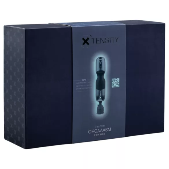 Xtensity 1 - masturbator z vakumom in pulziranjem - črn