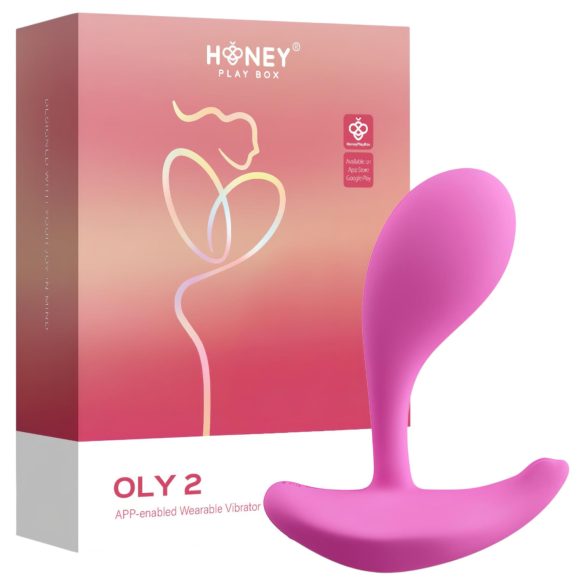 Honey Play Box Oly 2 - vibrator za G-točko in klitoris - roza