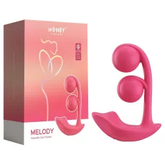  Honey Play Box Melody - vibrirajoč in penetracijski vibrator - kroglice - rdeč