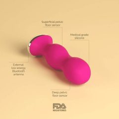   Perifit - pametni brezžični vaditelj globokih mišic (roza)