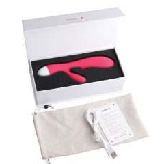   Cotoxo Delfinček in dojenček - brezžični vibrator z ročajem (rdeč)