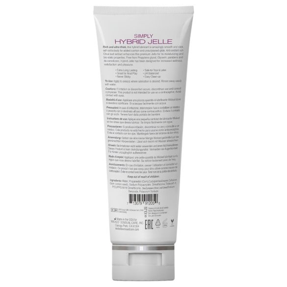 Wicked Simply Hybrid Jelle - lubrikant hibridna osnova - 120 ml