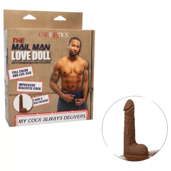 The Mail Man - napihljiv moški lutka - moška figura - umetna guma