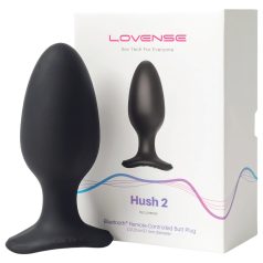 Lovense - analni vibrator Hush 2 L - polnilen - 57 mm - črn