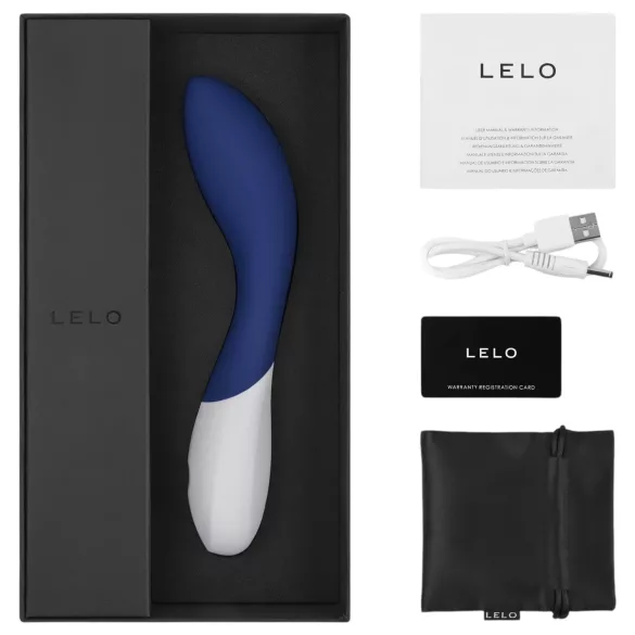 LELO Mona Wave - vibrator za G-točko - vodoodporen - modra