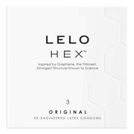 LELO Hex Original - luksuzni kondom (3 kosi)