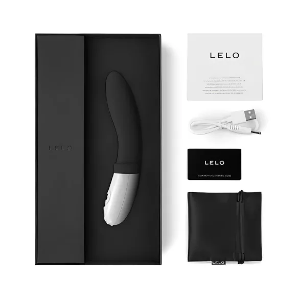 LELO Billy 2 - vibracijski masažer za prostato - polnjenje, vodoodporen, črn