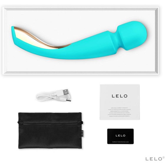 LELO Smart Wand 2 - velik - masažni vibrator z možnostjo polnjenja (turkizna)