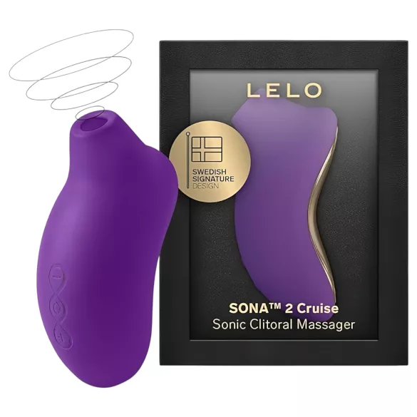 LELO Sona 2 Cruise - stimulator klitorisa z valovi - vijolična