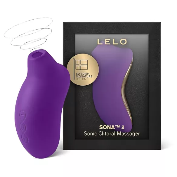 LELO Sona 2 - stimulator klitorisa z valovi - vijolična