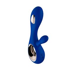   LELO Soraya Wave - brezžični vibrator s paličico in nihajočo roko (modra)