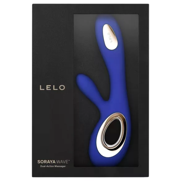 LELO Soraya Wave - vibrator s klitoralnim nastavkom in gibljivo glavico - moder