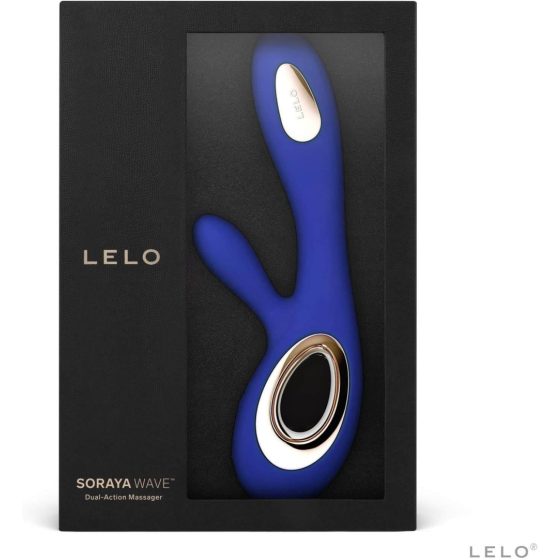 LELO Soraya Wave - brezžični vibrator s paličico in nihajočo roko (modra)