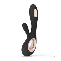   LELO Soraya Wave - brezžični vibrator z zibajočimi se rokami (črn)