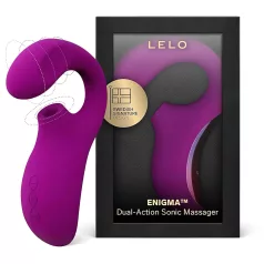   LELO Enigma - polnilni vodoodporni vibrator za G-točko in klitoris - vijoličen