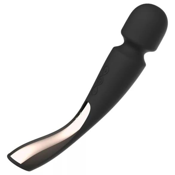 LELO - masažna paličica vibrator - srednja velikost - črna