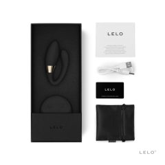 LELO Tiani Duo - silikonski vibrator (črn)