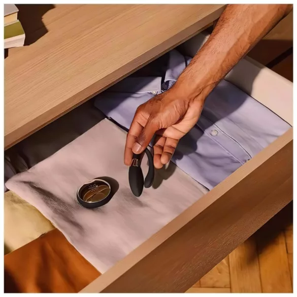 LELO Tiani Duo - vibrator za pare - silikon - črna