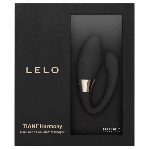 LELO Tiani Harmony - aplikacijo vodeni vibrator za pare (črn)