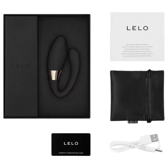 LELO Tiani Harmony - aplikacijo vodeni vibrator za pare (črn)