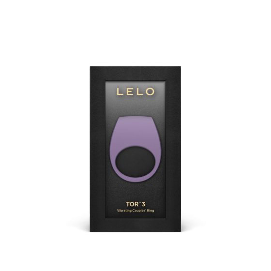 LELO Tor 3 - pametni vibracijski obroček za penis z možnostjo polnjenja (vijoličen)