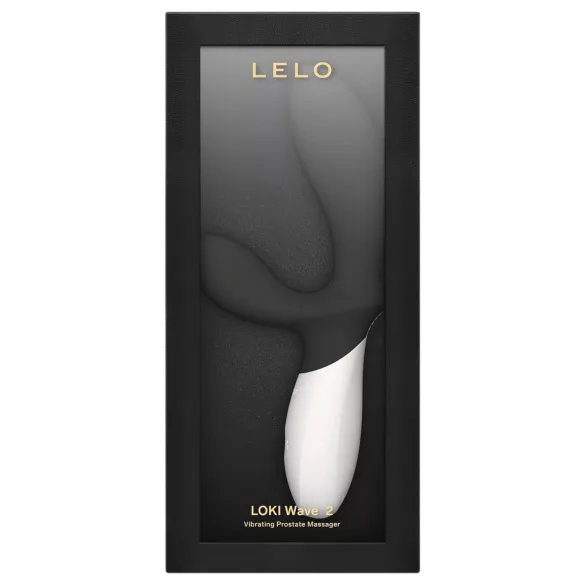 LELO Loki Wave 2 - vibrator za prostato - polnjenje, vodoodporen - črna