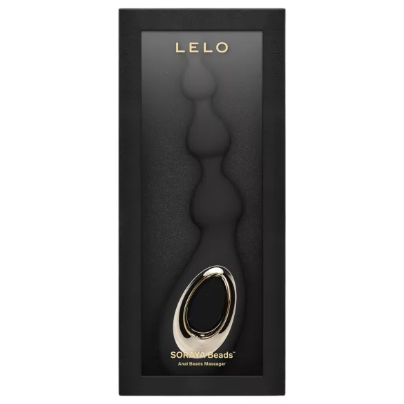 LELO - analni vibrator - polnjenje, vodoodporen - črna