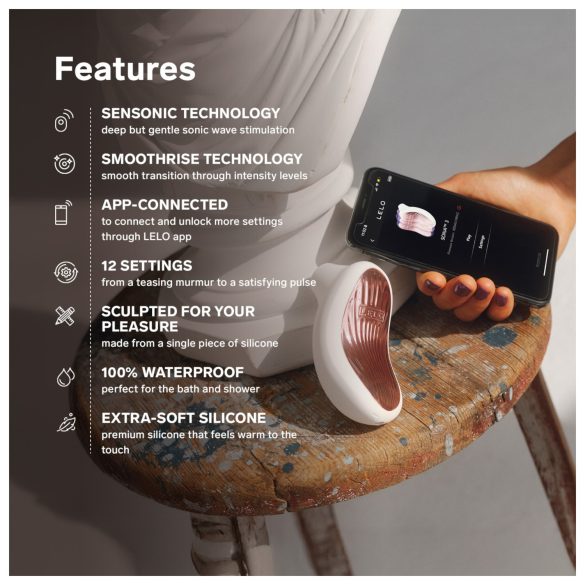 LELO Sona 3 - stimulator klitorisa z valovi - bel