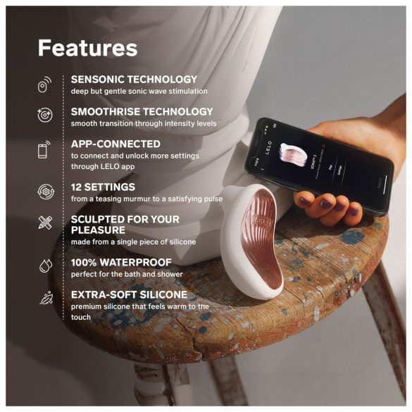 LELO Sona 3 - stimulator klitorisa z valovi - vijolična