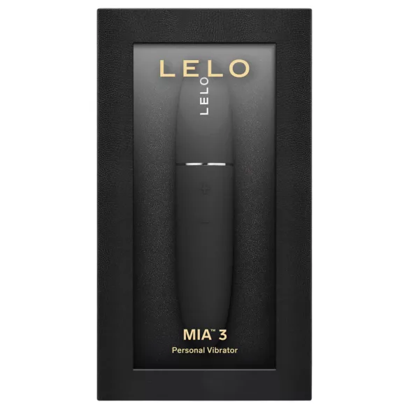 LELO Mia 3 - mini vibrator v obliki šminke - črna