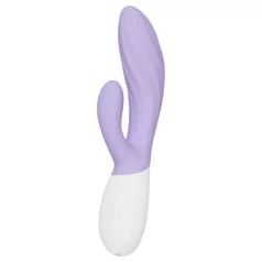   LELO INA Twist - vibrator za točko G z ročico za stimulacijo klitorisa, upravljan prek aplikacije (vijoličen)