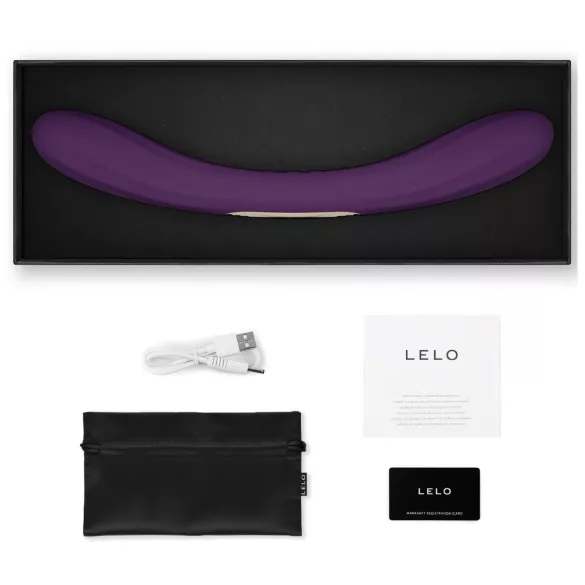 LELO Boomerang - dvojni vibrator (vijoličen)