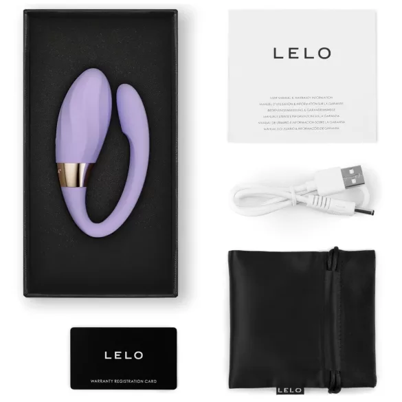 LELO Tiani Twist - pametni vibrator za pare (vijoličen)