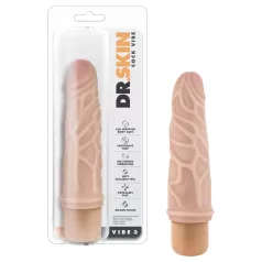Dr. Skin Vibe No.3. - realistični vibrator - naravna barva