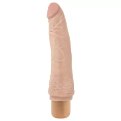 Dr. Skin Vibe No.7 - realistični vibrator - naravna barva