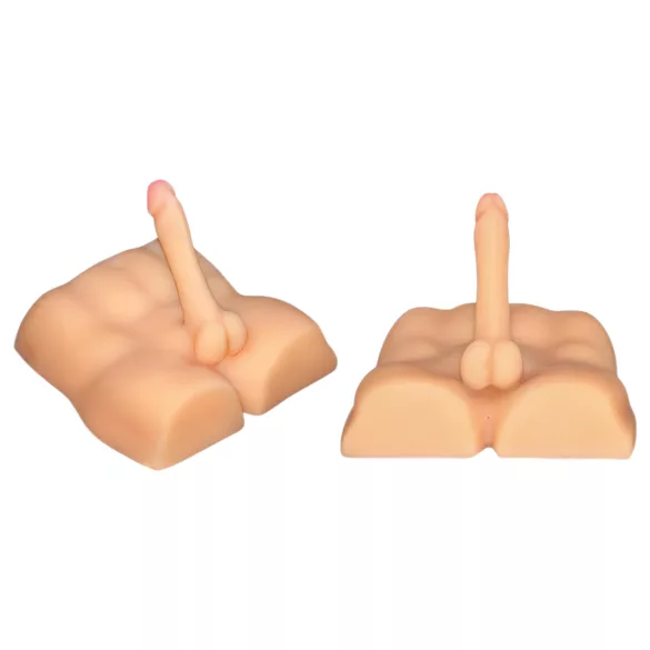 Blush X5 Rough Rider - moški torzo masturbator - naravna barva