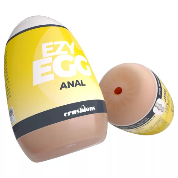 Crushious Ezy Egg Anal - masturbacijsko jajce (v barvi kože)