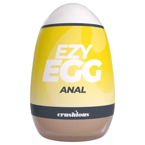 Crushious Ezy Egg Anal - masturbacijsko jajce (v barvi kože)