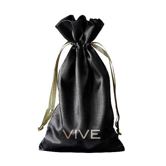 Vive - Satenska torbica za spolne pripomočke (črna)