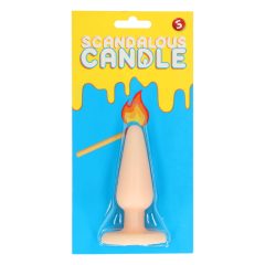 Scandalous - sveča - analni čep - naravni (50g)