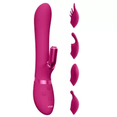   Vive Chou - vibrator za klitoris z ročko - polnjenje USB, zamenljiva glava